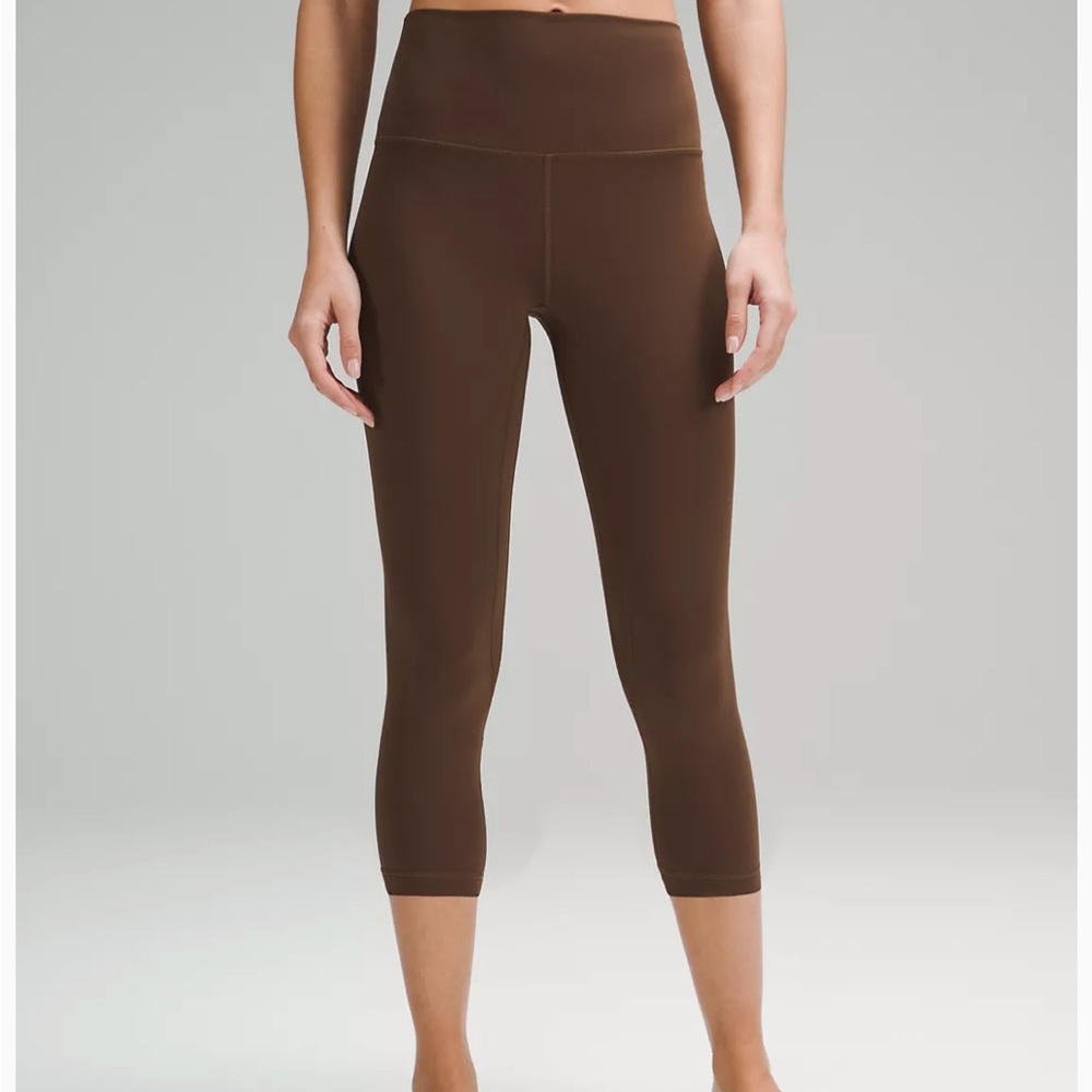 Lululemon Align Hr Crop 21” Java - image 1